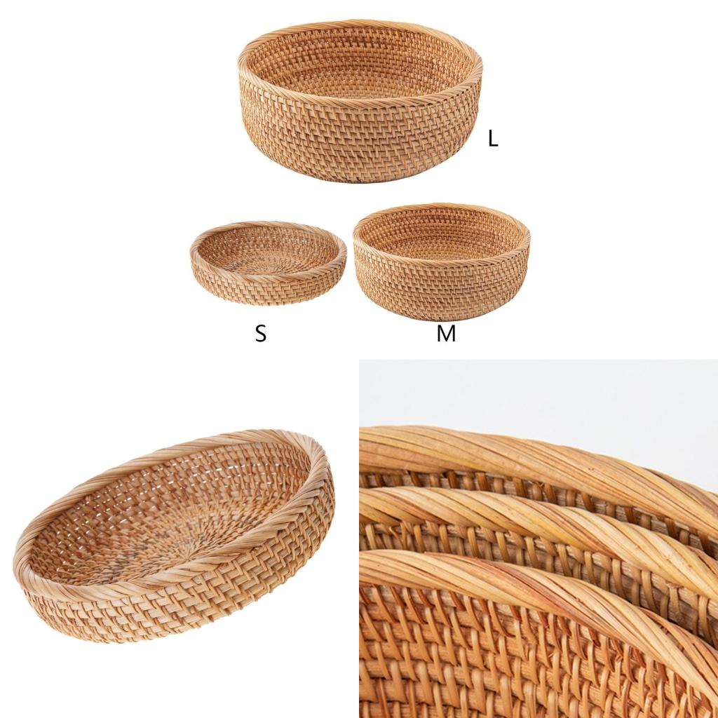 Food Snacks Basket - Handmade Living Room Snack Fruit Bowl