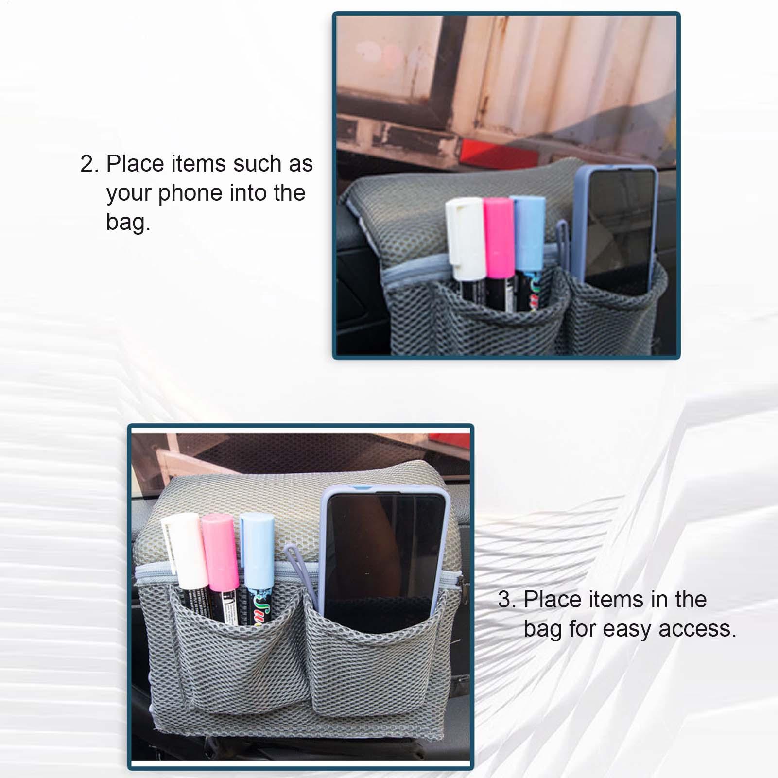 Rv Snacks & Food Zone Surat Menu - Back Of Seat Organizer Multifunctional Breathable