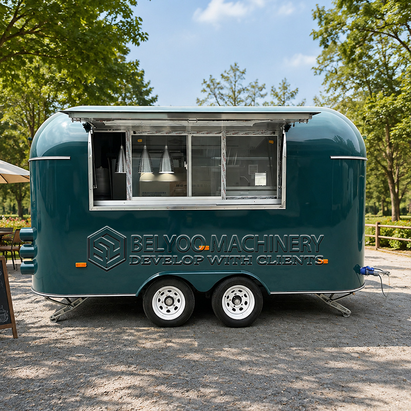 Food Snacks In Usa - Belyoo Commercial Food Trailer Custom Mobile