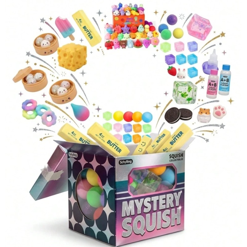 Food And Snacks - 1PC Silky Soft Squishy Blind Box