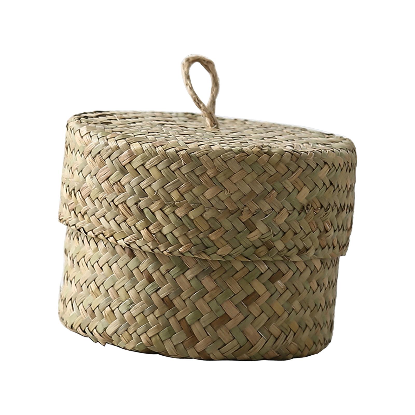 Food Snacks Basket - Seagrass Storage Basket Snack Storage Box