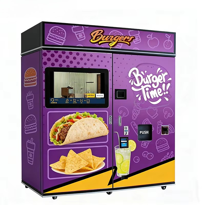 Food Snacks In Usa - Customized Fast Food Vending Machine Microwave