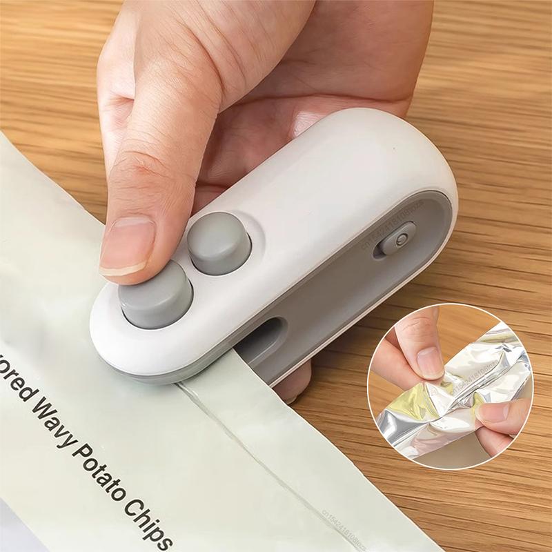 Food Snacks At Home - Mini Handheld Food Heat Sealer USB