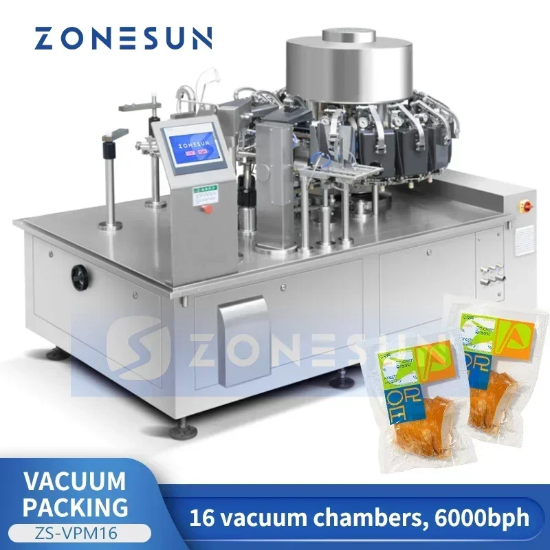 ZONESUN ZS-VPM16 Rotary Vacuum - Food Snacks In Usa review and price