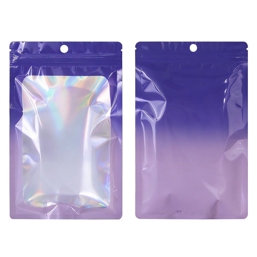 Holographic Color Square Zippe - Food Snacks In Usa review and price