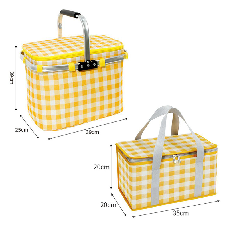 Retro Pastoral Lunch Bag Foldi - Food Snacks Basket review and price