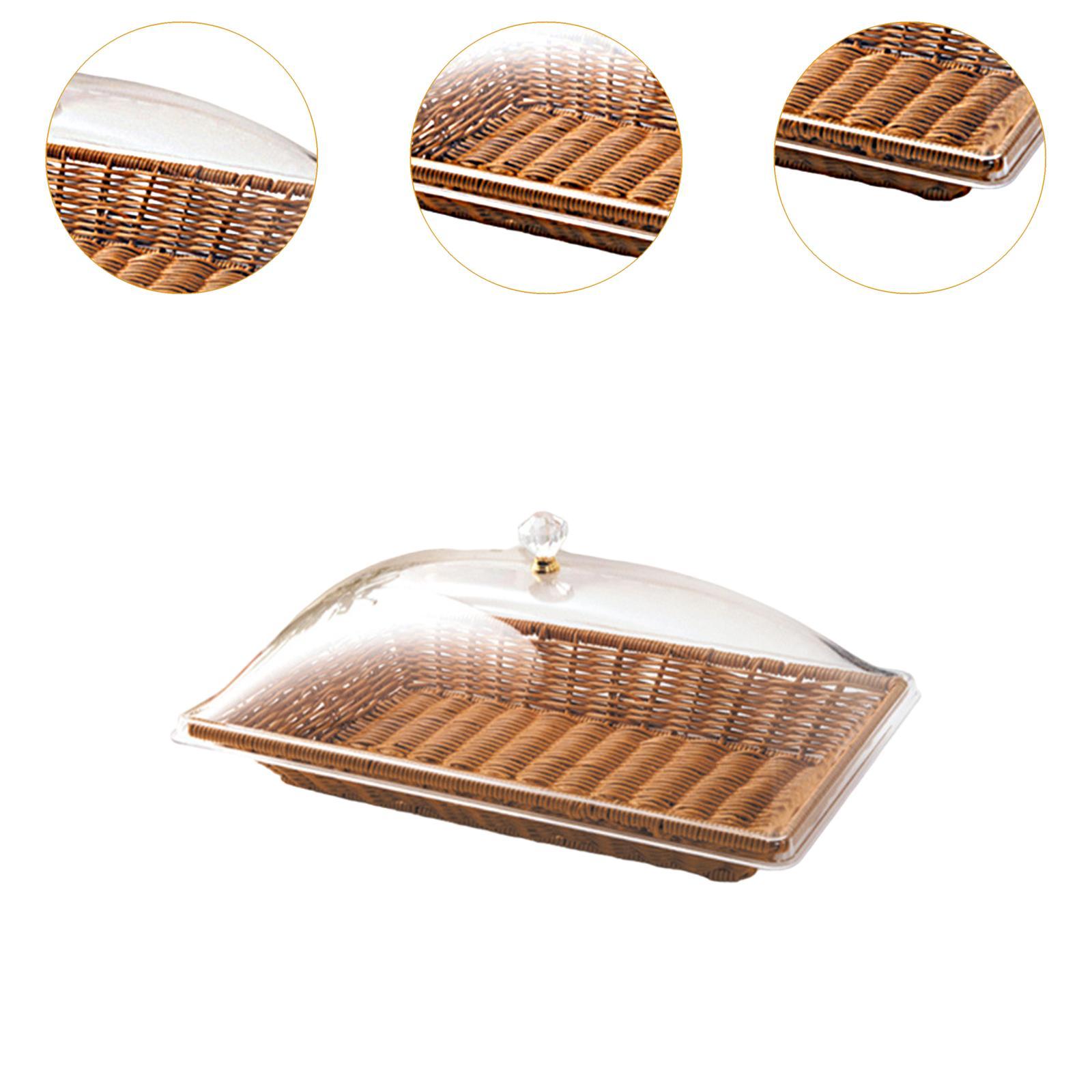 Imitation Rattan Woven Bread B - Food Snacks Basket review and price