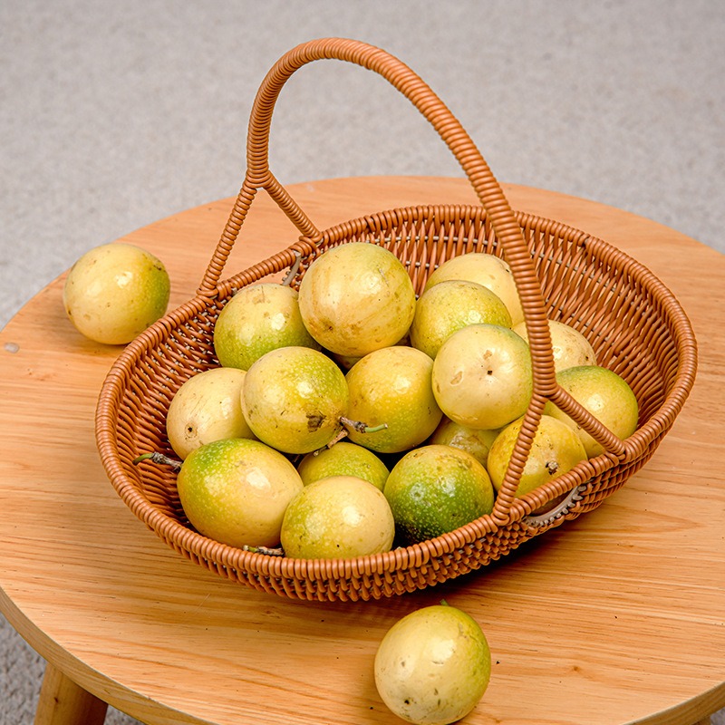 Plastic Imitation Rattan Woven - Food Snacks Basket review and price