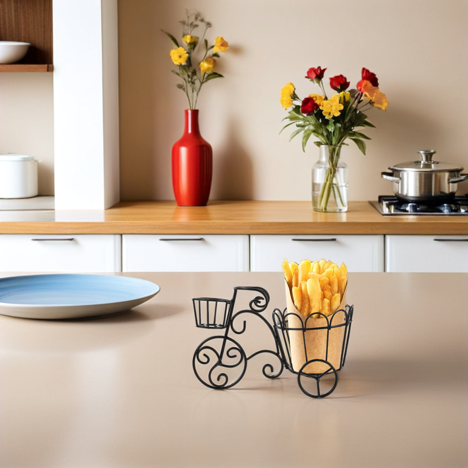 Creative Iron French Fries Bas - Food Snacks Basket review and price