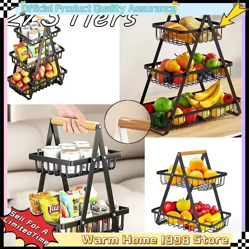 New 2Tiers Countertop Fruit Ba - Food Snacks Basket review and price